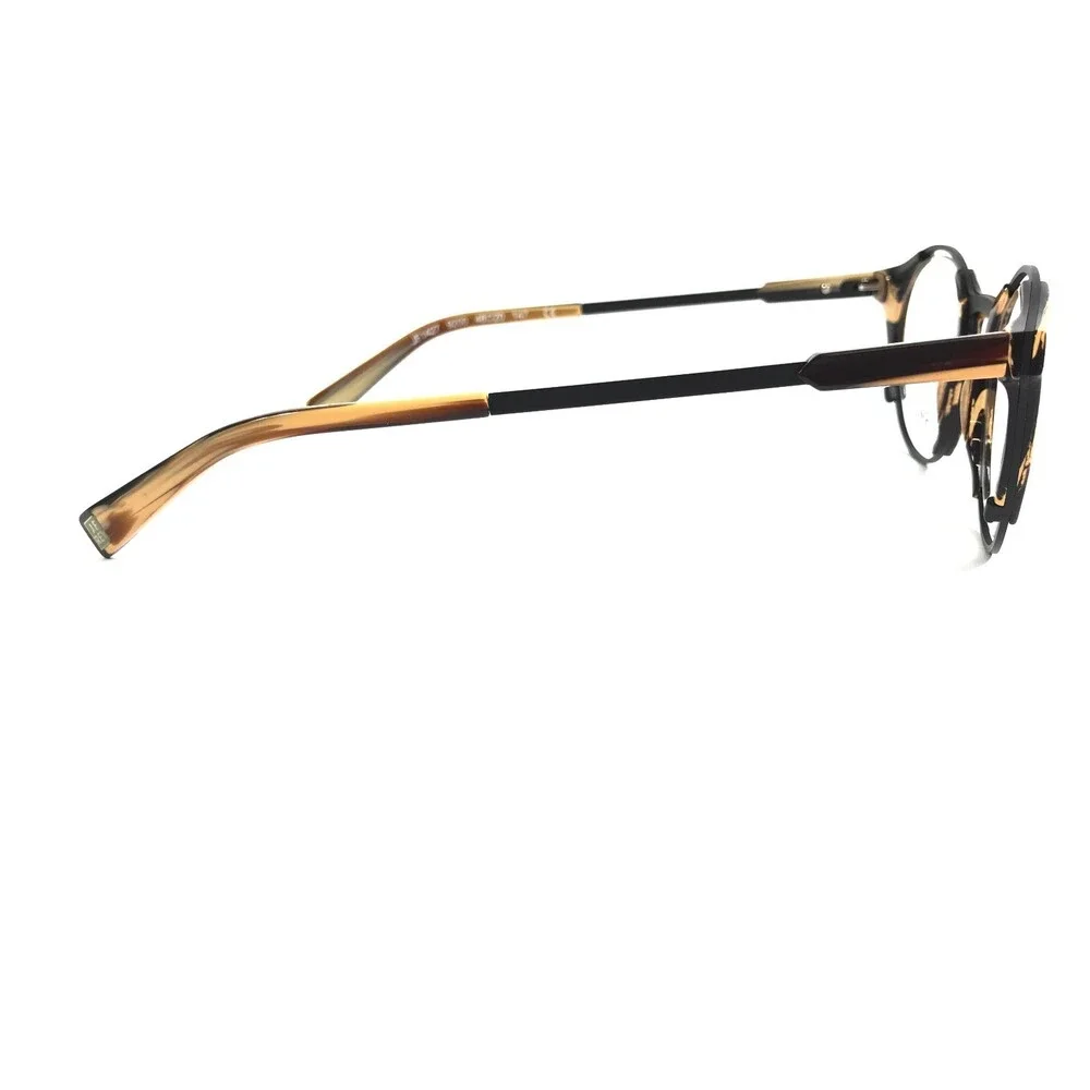 J.F. Rey Eyeglasses Frames JF1427 9200 Horn Black Brown Striped 48-20-147
